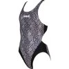 Arena Kikko Mädchen Badeanzug Swim Tech Back - 128 Black/black Multi