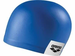 Arena Logo Moulded Silikon Badekappe - Blue