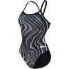 Arena Marbled Badeanzug Challenge Back - 42 Black/black Multi