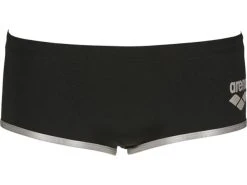 Arena ONE Biglogo Low Waist Badehose - 3 Black/silver -Arena Online ONE20Biglogo20Low20Waist20Badehose blacksilver 3