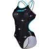 Arena ONE Double Badeanzug Double Cross Back - 34 Black/multi