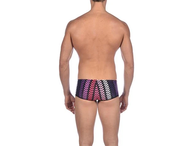 Arena ONE Logo Stripe Low Waist Badehose - 1 Black/multi - Image 5