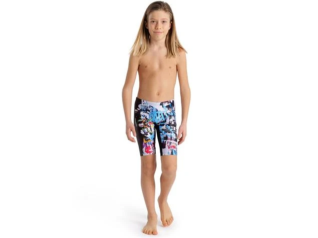 Arena Placement Jungen Jammer Badehose - 116 Black/multi - Image 3
