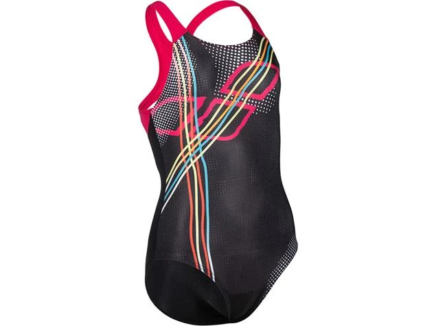 Arena Placement Mädchen Badeanzug New Swim Pro Back - 128 Black/freak Rose 4 Arena Placement Mädchen Badeanzug New Swim Pro Back - 128 Black/freak Rose – Bild 2