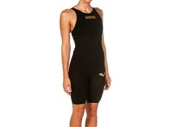 Arena Powerskin Carbon Air² Wettkampfanzug FBSL, Open Back - 26 Black/black/gold -Arena Online Powerskin20Carbon20AirC2B220Wettkampfanzug blackblackgold 4 1