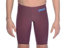 Arena Powerskin R-EVO ONE Junior Wettkampf Jammer - 128 Red Wine/turquoise