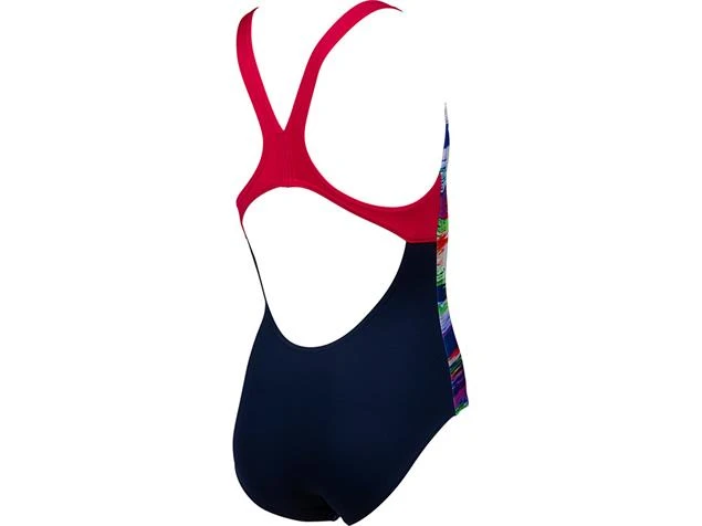 Arena Rainbow Colors Mädchen Badeanzug Swim Pro Back - 128 Navy/freak Rose 4 Arena Rainbow Colors Mädchen Badeanzug Swim Pro Back - 128 Navy/freak Rose – Bild 2