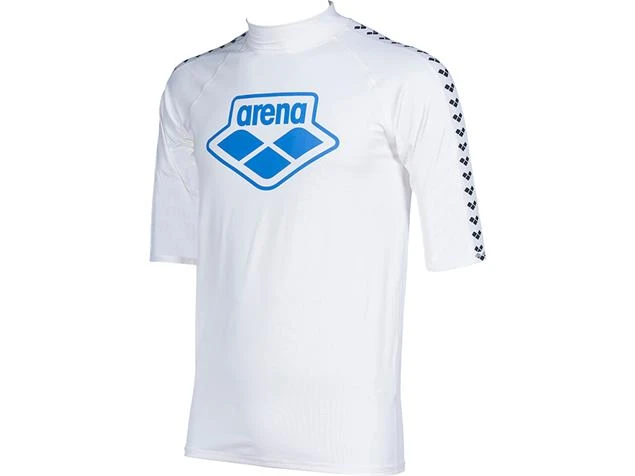 Arena Rash Vest S/S Shirt Men Sun Protection - M White 3 Arena Rash Vest S/S Shirt Men Sun Protection - M White