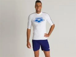 Arena Rash Vest S/S Shirt Men Sun Protection - M White 11 Arena Rash Vest S/S Shirt Men Sun Protection - M White -Arena Online Rash20Vest20SS20Shirt20Men20Sun20Protection white 4
