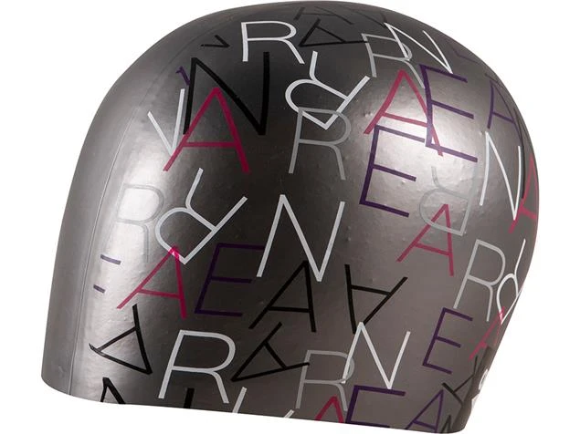 Arena Sirene Long Hair Silikon Badekappe - Alida Grey 3 Arena Sirene Long Hair Silikon Badekappe - Alida Grey