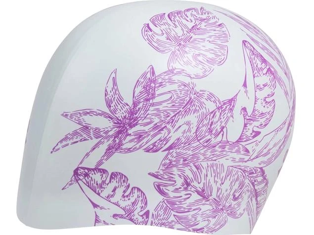 Arena Sirene Long Hair Silikon Badekappe - Cecilia White 3 Arena Sirene Long Hair Silikon Badekappe - Cecilia White