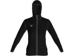 Arena Gym Damen Hooded Spacer Kaputzenjacke - XS Black
