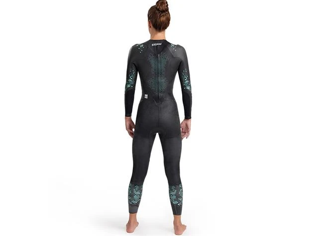 Arena Storm Wetsuit Woman Neoprenanzug Coral Blue Black - XS - Image 4