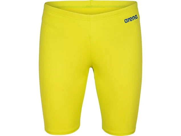 Arena Team Solid Jammer Badehose - 3 Soft Green/neon Blue