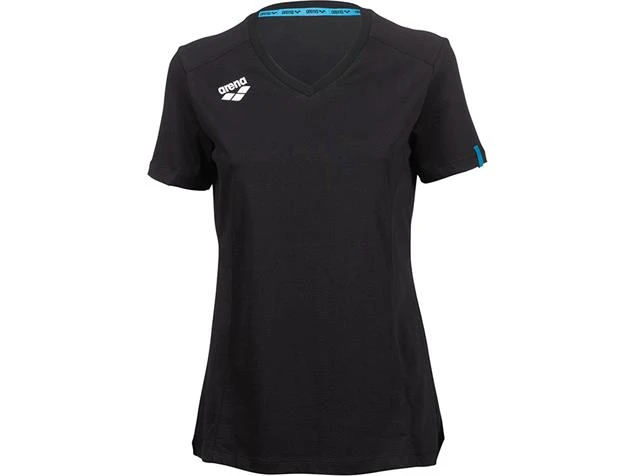 Arena Team Line Damen Baumwoll T-Shirt 004892 - M Black 3 Arena Team Line Damen Baumwoll T-Shirt 004892 - M Black