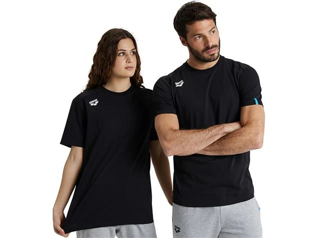 Arena Team Line Unisex Baumwoll T-Shirt 004899 - L Black 5 Arena Team Line Unisex Baumwoll T-Shirt 004899 - L Black – Bild 3