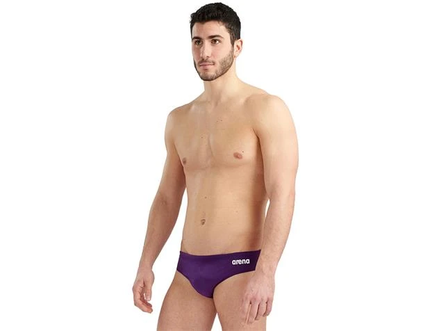 Arena Team Solid Brief Badehose - 6 Plum/white - Image 3