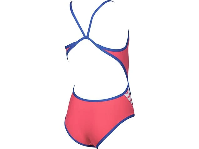 Arena Team Stripe Mädchen Badeanzug Superfly Back - 128 Freak Rose/neon Blue 4 Arena Team Stripe Mädchen Badeanzug Superfly Back - 128 Freak Rose/neon Blue – Bild 2