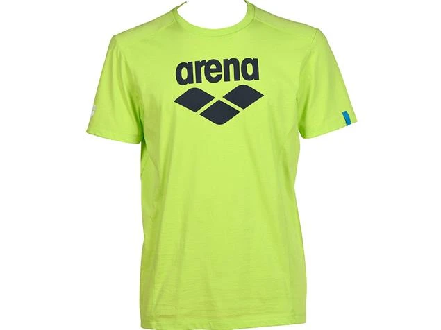 Arena Unisex Cotton Logo T-Shirt - XXL Lime Soda