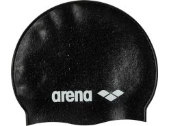 Arena Unisex Silikon Recycled Badekappe - Black