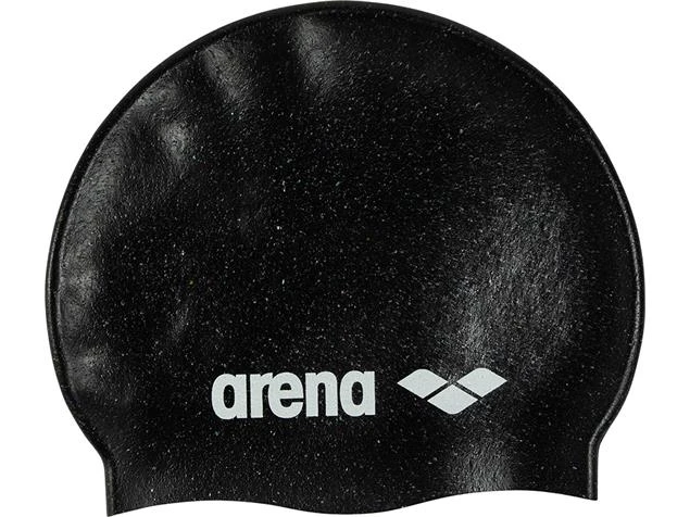 Arena Unisex Silikon Recycled Badekappe - Black