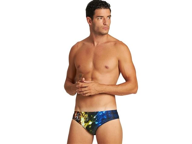 Arena Vibration Brief Badehose - 4 Black/multi - Image 3