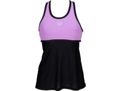 Arena Workout Damen Duo Reversible Tank Top - XS Black/lilac/black