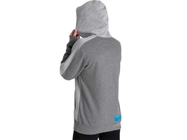 Arena Workout Unisex Hooded Sweat Kapuzenpullover - XXL Grey Melange/dark Grey Melange - Image 6
