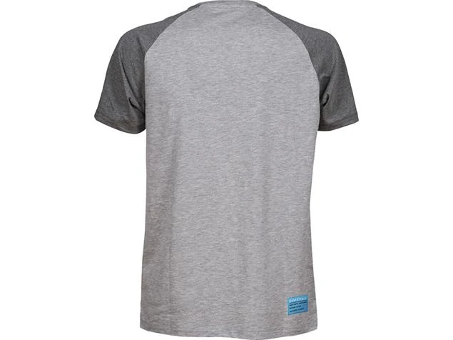 Arena Workout Unisex TE Panel T-Shirt - XL Medium Grey Melange - Image 2