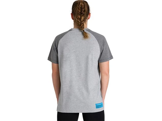 Arena Workout Unisex TE Panel T-Shirt - XL Medium Grey Melange - Image 6