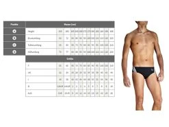 Arena ONE Biglogo Low Waist Badehose - 3 Black/silver -Arena Online z arena Mann BriefBadehose